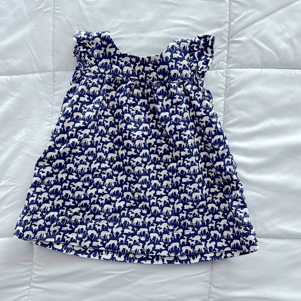 Baby Gap girl 3 to 6 Month Winter Christmas Deer Dress! Super adorable 🥰